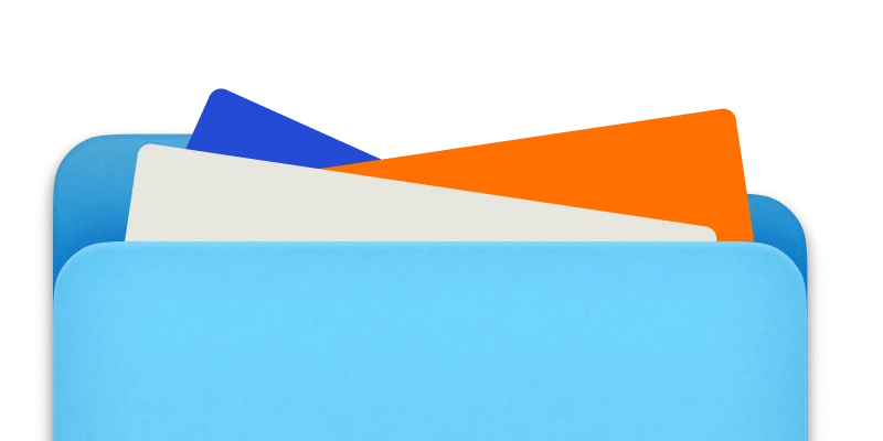 Folder with local data storage