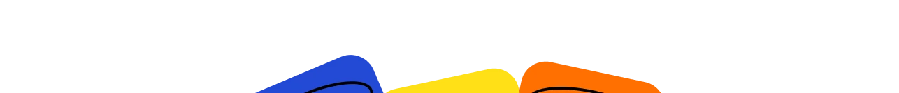 Colorful shapes indicating upcoming features